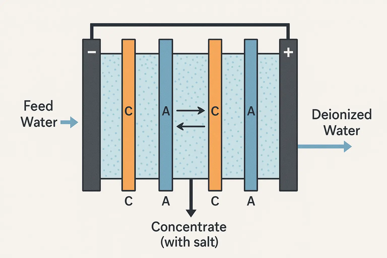 Elektrodeiyonizasyon ile Demineralizasyonun Karşılaştırılması