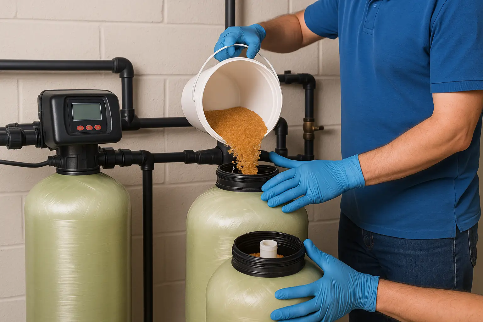 Su Yumuşatma Sistemlerinde Reçine Değişimi